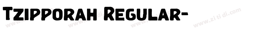 Tzipporah Regular字体转换 Tzipporah Regular字体转换